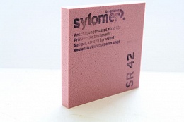 Sylomer SR 42, розовый, 1500x1200х25 мм